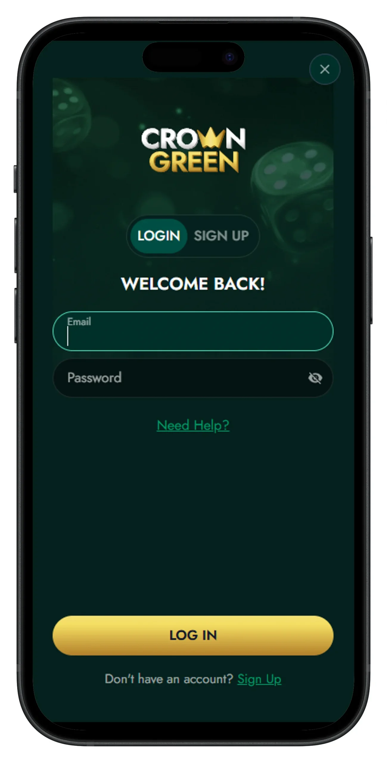 Crown Green Casino Login Process from a Mobile Device